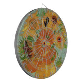 Vase met twaalf zonnebloemen door Vincent van Gogh Dartbord (Voorkant Links)
