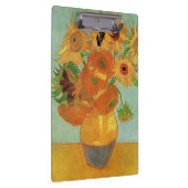 Vase met twaalf zonnebloemen door Vincent van Gogh Klembord (Rechts)