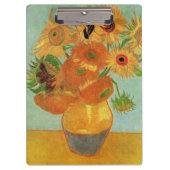 Vase met twaalf zonnebloemen door Vincent van Gogh Klembord (Voorkant)