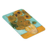 Vase met twaalf zonnebloemen door Vincent van Gogh Magneet (Rechterzijde)