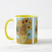 Vase met twaalf zonnebloemen door Vincent Van Gogh Mok (Links)