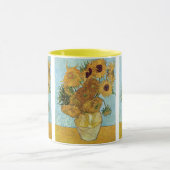 Vase met twaalf zonnebloemen door Vincent Van Gogh Mok (Midden)