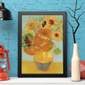 Vase met twaalf zonnebloemen door Vincent van Gogh Poster