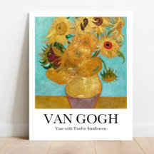 Vase met twaalf zonnebloemen door Vincent van Gogh