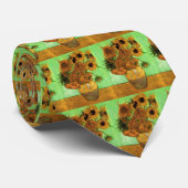 Vase met twaalf zonnebloemen door Vincent van Gogh Stropdas (Opgerold)