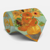 Vase met twaalf zonnebloemen door Vincent van Gogh Stropdas (Opgerold)