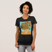 Vase met twaalf zonnebloemen door Vincent van Gogh T-shirt (Voorkant volledig)