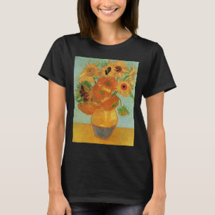 Vase met twaalf zonnebloemen door Vincent van Gogh T-shirt