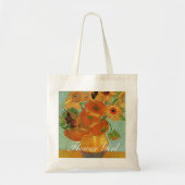 Vase met twaalf zonnebloemen Vincent van Goah Tote Bag (Voorkant)