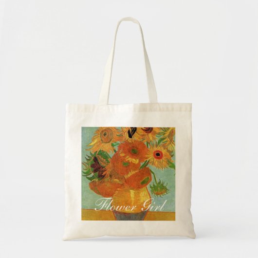 Vase met twaalf zonnebloemen Vincent van Goah Tote Bag (Voorkant)