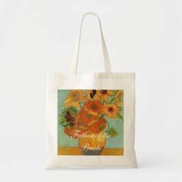 Vase met twaalf zonnebloemen Vincent van Goah Tote Bag