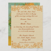 Vase met twaalf zonnebloemen, Vincent van Gogh. Kaart (Voorkant / Achterkant)