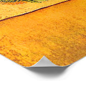 Vase met vijftien zonnebloemen door Vincent van Go Poster (Hoek)