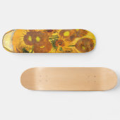 Vase met vijftien zonnebloemen door Vincent van Go Skateboard (Horizontaal)