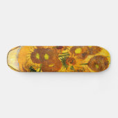 Vase met vijftien zonnebloemen door Vincent van Go Skateboard (Horizontaal)
