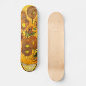 Vase met vijftien zonnebloemen door Vincent van Go Skateboard (Voorkant)