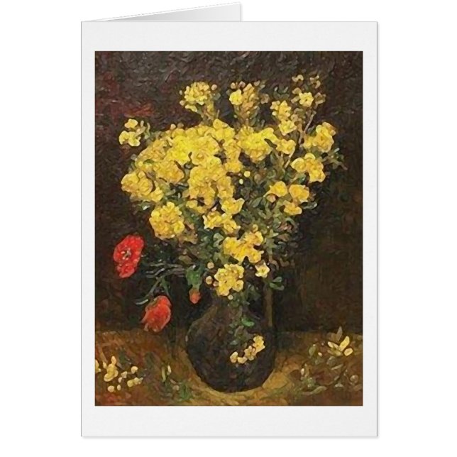 Vase met Viscaria, Van Gogh Fine Art (Voorkant)