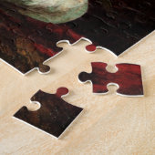 Vase met volken door Vincent van Gogh Legpuzzel (Zijkant)