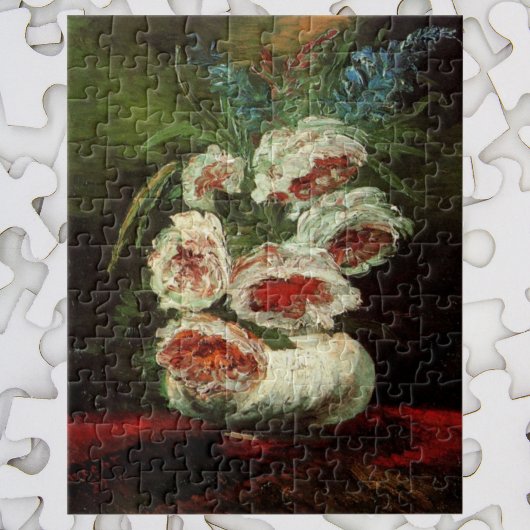 Vase met volken door Vincent van Gogh Legpuzzel