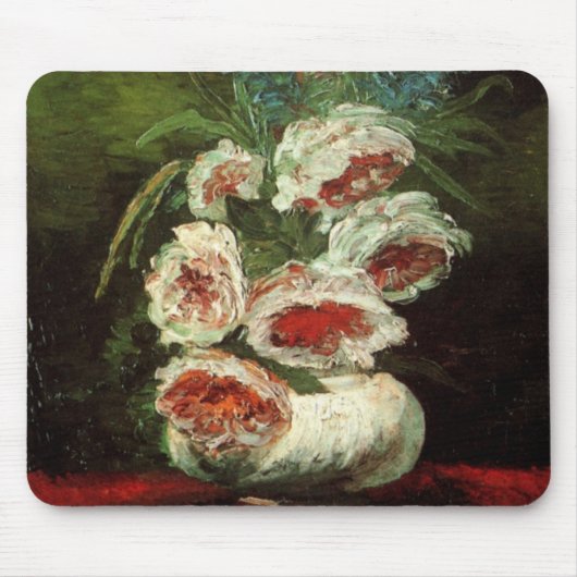 Vase met volken door Vincent van Gogh Muismat (Voorkant)