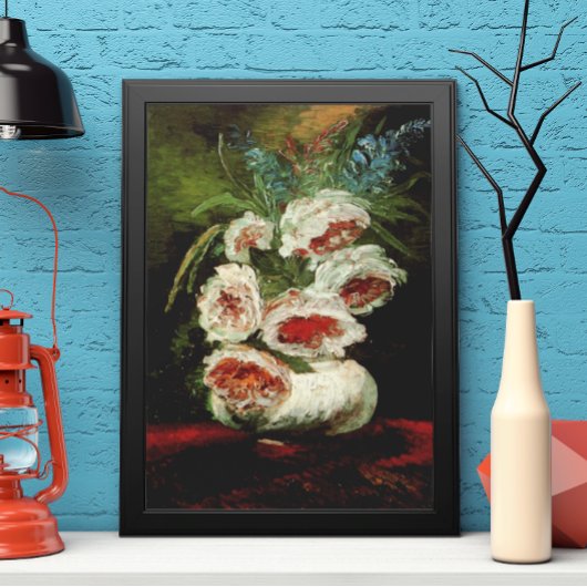 Vase met volken door Vincent van Gogh Poster