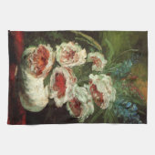 Vase met volken door Vincent van Gogh Theedoek (Horizontaal)