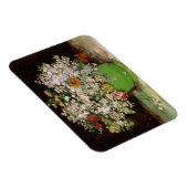 Vase met Zinnia Flowers door Vincent van Gogh Magneet (Rechterzijde)