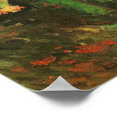 Vase met Zinnias en Geraniums Van Gogh Fine Art Poster (Hoek)