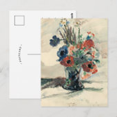 Vase mit Blumen | Lovis Corinth Briefkaart (Voorkant / Achterkant)