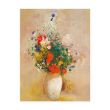  Vase of Flowers (1906) door Odilon Redon