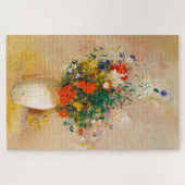 Vase of Flowers (1906) door Odilon Redon Legpuzzel (Horizontaal)