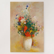  Vase of Flowers (1906) door Odilon Redon