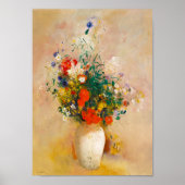  Vase of Flowers (1906) door Odilon Redon Poster (Voorkant)