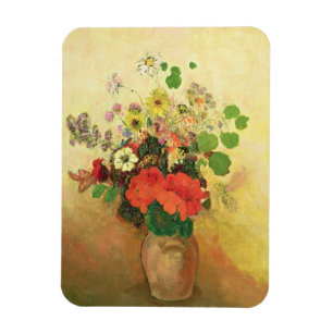 Vase of Flowers, c.1908-10 (olie op canvas) Magneet
