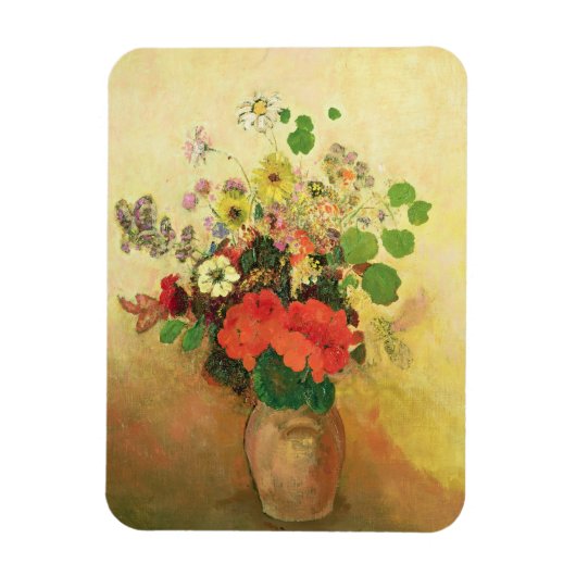 Vase of Flowers, c.1908-10 (olie op canvas) Magneet (Verticaal)
