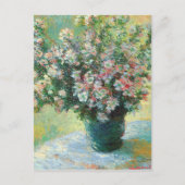 Vase of Flowers Fine Art van Claude Monet Briefkaart (Voorkant)