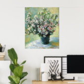 Vase of Flowers Fine Art van Claude Monet Poster (Thuiskantoor)