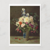 Vase of Flowers, George Cochran Lambdin Briefkaart (Voorkant)