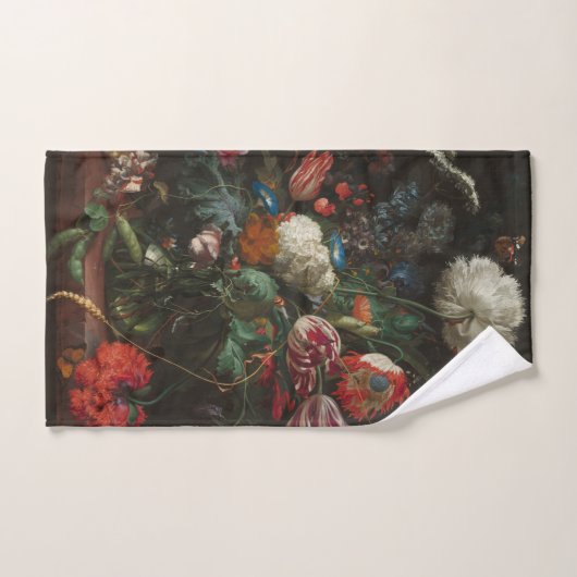 Vase of Flowers - Jan Davidsz. de Heem Bad Handdoek (Handdoek)