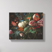Vase of Flowers - Jan Davidsz. de Heem Canvas Afdruk (Voorkant)