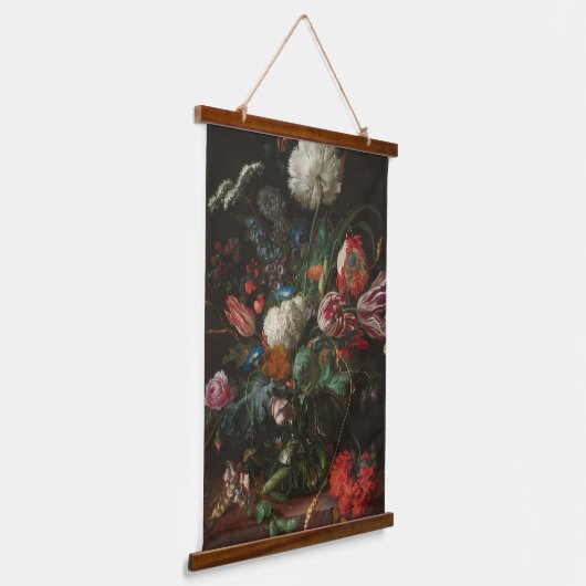 Vase of Flowers - Jan Davidsz. de Heem Hangend Wandkleed (Gebogen)