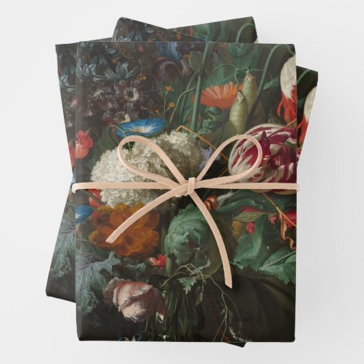 Vase of Flowers - Jan Davidsz. de Heem Inpakpapier Vel (In situ)