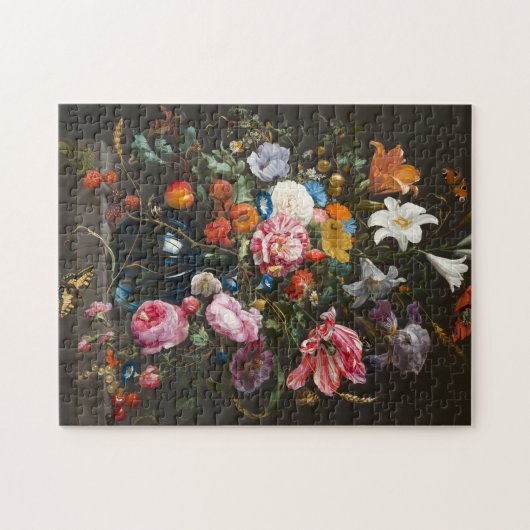 Vase of Flowers, Jan Davidsz de Heem Legpuzzel (Horizontaal)