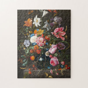 Vase of Flowers, Jan Davidsz de Heem Legpuzzel