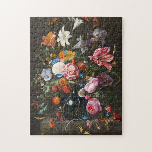 Vase of Flowers, Jan Davidsz de Heem Legpuzzel (Verticaal)