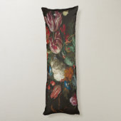 Vase of Flowers - Jan Davidsz. de Heem Lichaamskussen (Achterkant (Verticaal))