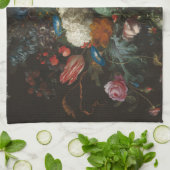 Vase of Flowers - Jan Davidsz. de Heem Theedoek (Gevouwen)