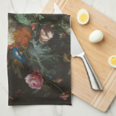 Vase of Flowers - Jan Davidsz. de Heem Theedoek (Quarter Fold)