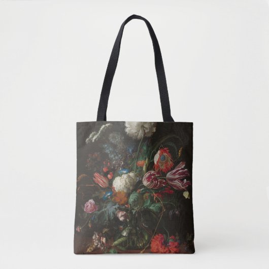 Vase of Flowers - Jan Davidsz. de Heem Tote Bag (Voorkant)