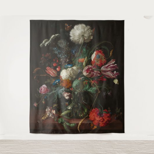 Vase of Flowers - Jan Davidsz. de Heem Wandkleed (Voorkant)